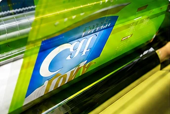 High precision printing press for custom printed Mylar bags