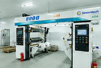 Solventless lamination machine for custom Mylar bags material production