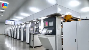 Advanced flexible packaging printing production line inside Honghai packaging factory