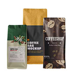 Premium custom coffee bag packaging with high barrier flexible pouch design