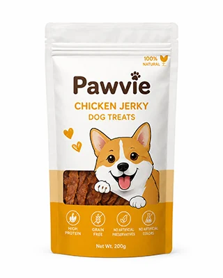 Custom pet food stand up pouch for dog treats, cat snacks and small pet food packaging