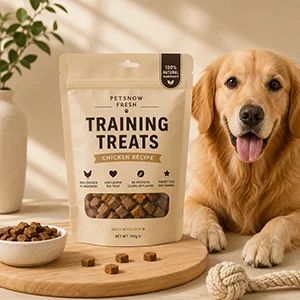 Custom training treat pouch for dog snack and pet treat packaging