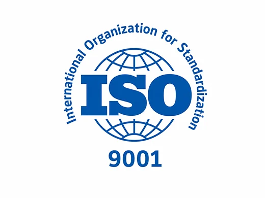 ISO 9001 quality management certification logo for pet food packaging factory