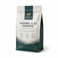 Premium custom flat bottom pouch with matte finish and printed brand design.