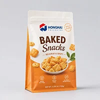Custom flat bottom pouch for baked snack packaging review