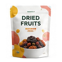 Custom printed stand-up pouch for mixed dried fruit packaging