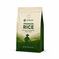 Custom side gusset pouch for grain and rice packaging review