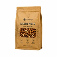 Custom side gusset pouch for nuts and dried food packaging review