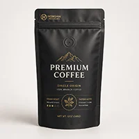 Custom stand up coffee pouch with valve and zipper review